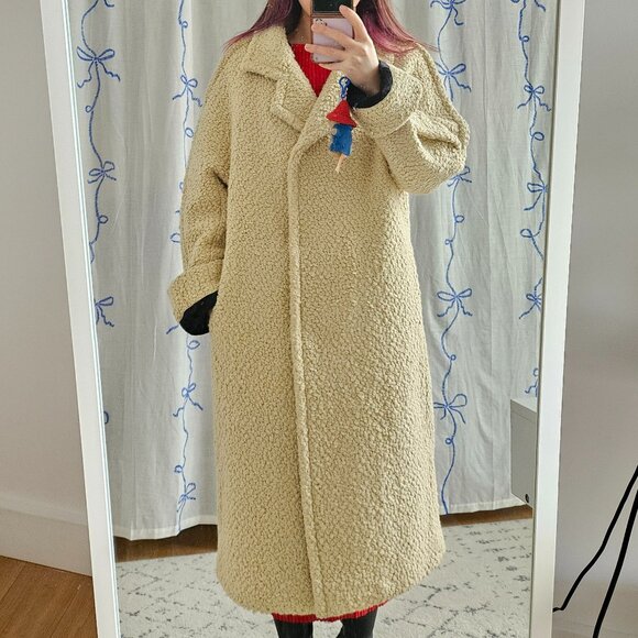 Bevza Buckled Wool Coat XS - Picture 6 of 6